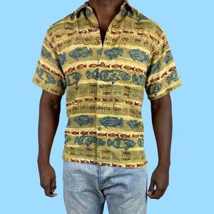 Hawaiian Tribal Styled Fish Shirt 🐠